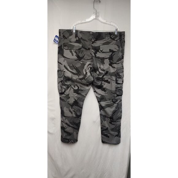 Wrangler Mens Multi-Green Camouflage Cargo Pockets Pants Size 44x 30 - Picture 3 of 9